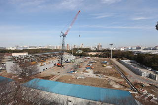 平成31年2月末大井ホッケー競技場整備状況写真