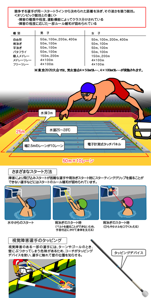 水泳 パラリンピック競技 競技 大会情報 東京大会開催準備 東京都オリンピック パラリンピック調整部