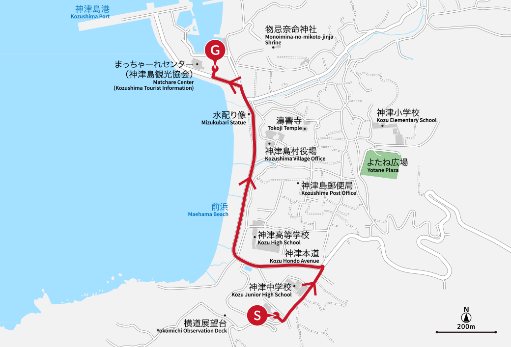 image:Kouzushima Village route map