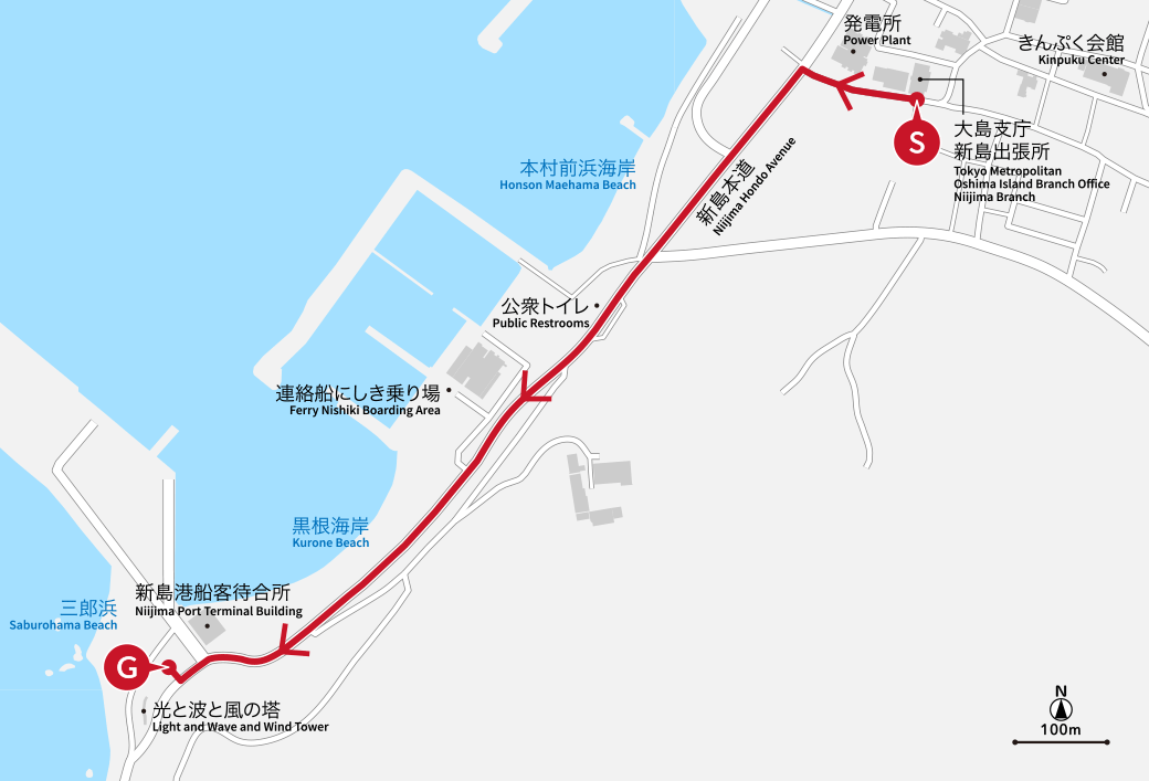 image:Niijima Village(Niijima) route map