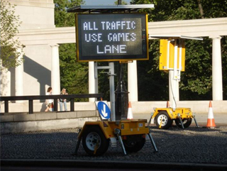 The Olympic dedicated lane at the London 2012 Games no.2